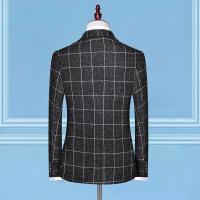 Conjunto de tres piezas de boutique de tendencia informal de negocios, traje + chaleco + pantalones, a juego, atractivo, de alta calidad, 2025 - details 3