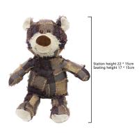 Oso de peluche resistente al desgaste para mascotas, juguetes para masticar con voz, suministros interactivos para perros y cachorros - details 8