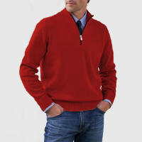 Suéteres de punto de gran tamaño para hombre, suéteres de lana con cremallera, suéteres cálidos de fondo, Otoño e Invierno - details 9