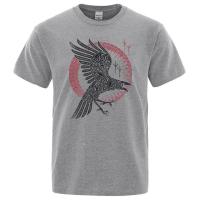 Camiseta de Manga Corta para Hombre, Ropa Informal con Estampado de Leyenda Vikinga Ragnar, Marca, Estilo Hiphop, Verano 2022 - details 9