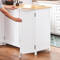 FKW47-W Carrito de Servir Carrito Auxiliar Cocina estantería de Cocina Carrito de Cocina móvil 100 x 92 x 45 cm Blanco ES - details 58