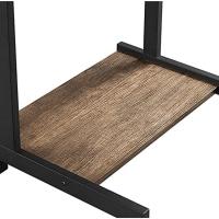 Mesa Ordenadora con Ruedas Pequeña Escritorio para Juegos con Cajón Espacio Límite Negro 79,5x56x51cm - details 31