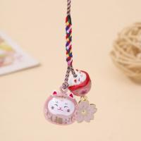 Llavero único y bonito Maneki Neko con flor de cerezo, colgante de gato de la suerte fantástico, mochila, dijes, decoración para bolso, correa para teléfono para niñas - details 9
