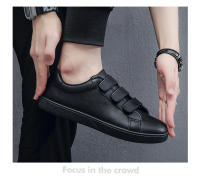 Novedad verano 2025, zapatillas blancas para hombre, zapatos de moda, zapatos casuales de cuero para hombre, zapatos de moda que combinan con todo, zapatos casuales. - details 1