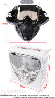 Gafas de Casco de Motocicleta VEMAR Máscara Facial Desmontable con Lente HD - details 3