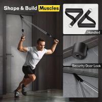 Conjunto de ejercicio de resistencia multifuncional, cuerda de tensión, cinturón de tensión para Fitness, cuerda elástica y equipo de Fitness portátil - details 4