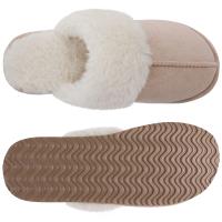 Zapatillas mullidas de invierno para mujer, zapatos peludos y peludos para el hogar, Zapatillas de casa de piel sintética, Zapatillas de felpa para interior, cómodas y cálidas, zapatillas planas silenciosas - details 25