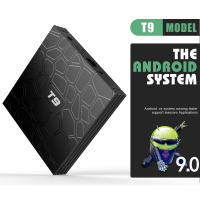 Dispositivo de TV inteligente T9, decodificador con Android 9,0, 4GB de RAM, 64GB de ROM, 4K, H.265, WiFi Dual 2,4G y 5G, RK3318, cuatro núcleos, BT4.0 - details 4