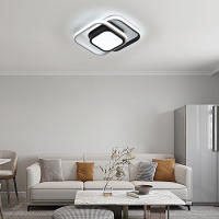 Goeco Luz de techo LED moderna Montaje semivestido Eficiencia energética 2500LM Aluminio - details 5