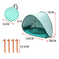 Tienda de juegos acuáticos para bebés, sombrilla, protección UV, piscina solar para niños - details 1
