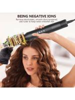 Peine de Aire Caliente Automático 5 en 1 Plancha Rizadora de Iones Negativos para Cuidado del Cabello Secador de Pelo - details 0