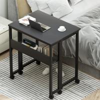Escritorio Plegable Pequeño Estante de Almacenamiento con Ruedas Montaje Fácil - details 25