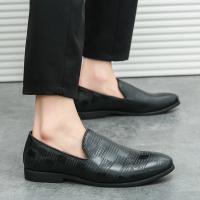 Mocasines de hombre, zapatos de vestir casuales de moda para hombre, zapatos de negocios cómodos sin cordones - details 4