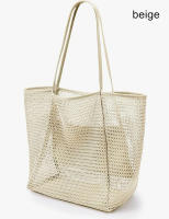 Bolsa de Playa Plegable Bolsa de Mano de Malla Bolso de Hombro para Mujeres - details 6