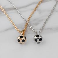 Nuevo Hip Hop hombres Hippie hombre deportes moda collar fútbol colgante collar cadena de aleación balón de fútbol collar joyería regalo - details 4