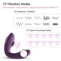 Vibrador de Succión Vaginal para Mujeres Estimulador de Clítoris Dildo Sexo Oral Juguete Sexual Erotico para Masturbación Femenina - details 1