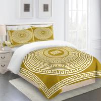 Juego de Ropa de Cama de Lujo en Gris de Marcas Barroco con Funda de Edredón y 2 Fundas de Almohada para Cama Individual y Doble Tamaño Rey Queen Twin Full - details 7