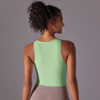 Sujetador de Yoga sin Costuras Alto Impacto Deportivo, Top de Cultivo A Prueba de Golpes, Secado Rápido, Ideal para Ciclismo y Gimnasio - details 22