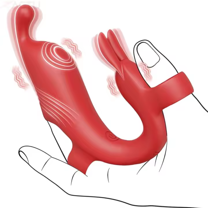 Leten Vibrador de Dedos Herramienta de Estimulación Clitoris para Parejas Masajeador de Vagina - 1