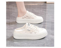 Nuevos zapatos versátiles de malla de encaje para mujer, zapatillas deportivas y de ocio de verano, finas y transpirables. - details 16