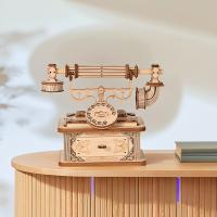 Rompecabezas de Madera 3D Retro Juego de Teléfono con Talla Intricada Ideal para Pensamiento Creativo Certificado CE - details 4
