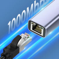 Adaptador de Red Ethernet USB3.0 de Alta Velocidad 1000Mbps Tipo RJ45 Tipo-C Gigabit para Laptop/TV Box - details 5
