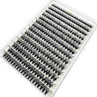 Pestañas Postizas Segregadas Tejidas DIY 40D 60D 80D Y 100D Gruesas Y Rápidas Extensión De Pestañas Material De Algodón Plástico - details 32
