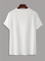 Camiseta 100% algodón con estampado de piña para hombre, camiseta informal de manga corta con cuello redondo, ropa de hombre para exteriores - details 23