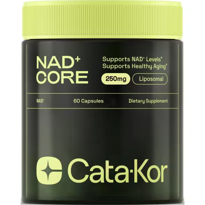 Cata-Kor NMN CORE liposomal alternativo LipoNAD 250 mg Suplemento de NAD de alta pureza para antienvejecimiento, energía y enfoque - 60 cápsulas - 1