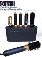 Nuevo estilizador de pelo Seco 6 en 1, Cepillo Multifuncional de 1000W para Cardar y Rizar el Cabello - details 3