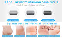 Lima Eléctrica Profesional Para Pies, Eliminador De Durezas,Vxdoirk - details 2