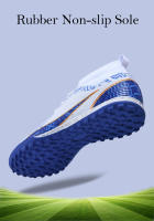 Zapatos de fútbol de marca para hombre, botas de fútbol de tobillo alto, calzado deportivo de entrenamiento, tacos cómodos, zapatillas de deporte FG/TF Match - details 8