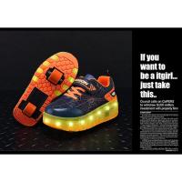Zapatillas De Deporte Para Niño, Zapatos Luminosos Con Carga Usb De Malla De Dibujos Animados De Araña, Patines Deportivos Para Exteriores, Zapatos De Skate Para Niños Y Niñas, Zapatos Informales - details 12