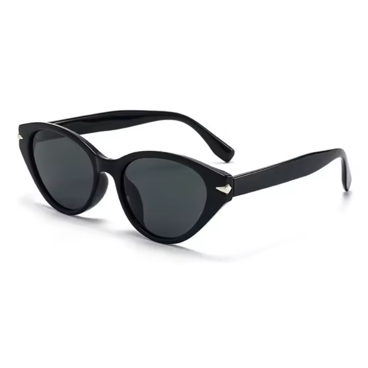 Gafas de Sol Small con Diseño de Ojo de Gato Protección UV, Luz Fuerte, Impresión de Leopardo - 1