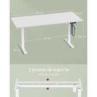 Escritorio Eléctrico de Altura Ajustable 70 x 160 x (72-120) cm Función de Memoria - details 73