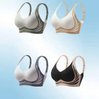 Sujetador Inalámbrico De Push-up Para Mujer Soporte Suave Ajustable Antigravedad Sin Costuras Levantador De Pecho Bra De Nylon Diverso Tamaños Colores - details 1