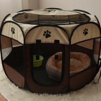 Corralito para gatos de interior cerrado, corralito plegable portátil para perros, tienda de campaña para exteriores, jaula con cremallera, puerta de cubierta superior - details 3