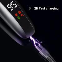 Afeitadora Eléctrica Impermeable para Hombre, Con Pantalla LCD, Máquina De Afeitar Con cortasillas desmontable - details 6