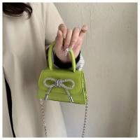 Mini bolsa de hombro con cordones para mujeres, correa de hombro para mujeres, solapa de cuero PU, cadena, moda - details 9
