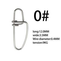 100 Uds conector de pesca de acero inoxidable Pin de acero inoxidable broches de pesca anillos sólidos broches enganchados accesorios de Pin - details 19