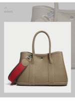 Bolsos De Cuero De Lujo para Mujer, Bolsos De Hombro, Collage De Correas, Anchas De Color - details 17