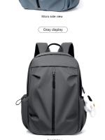 Mochila escolar de gran capacidad para hombre y mujer, morral Universal con colgante para ordenador, 1 unidad, 14 pulgadas - details 21