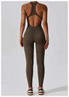 Traje de gimnasio de Yoga para mujer, mono de entrenamiento, ropa deportiva para correr, ciclismo, conjunto de gimnasio - details 11