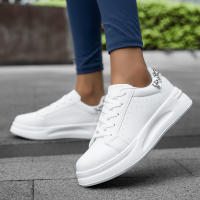 Zapatillas deportivas informales para mujer, zapatos planos a la moda, transpirables, cómodos y ligeros, antideslizantes, regalo - details 4