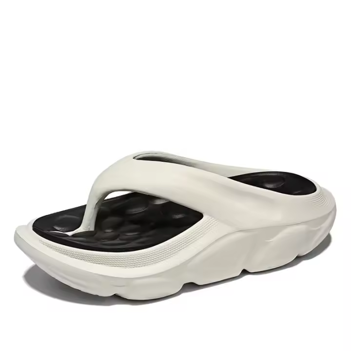 Nuevas chanclas de plataforma gruesa para hombre, zapatos de verano con estilo para masaje, zapatillas para hombre, zapatillas deportivas suaves antideslizantes a la moda para exteriores para jóvenes - 1