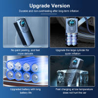 Bomba de Aire Portátil de Mano para Neumáticos de Coche y Motocicleta 120W Inalámbrica Recargable por USB Venta en Masa Normal Producto de China - details 18