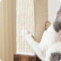 FEANDREA Tiragrañas para gatos, 73 cm, rascador de sisal, marrón rústico - details 2