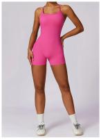 Material de nylon cruzado del estilo sólido sin mangas del top corto del puente de la yoga para el verano/primavera - details 9