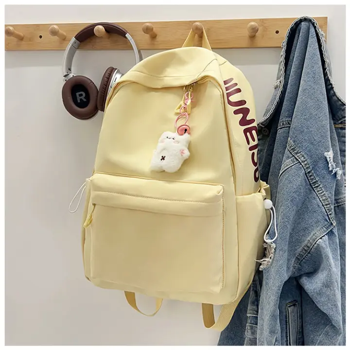 Gran capacidad, mochila, viaje, mochila escolar, estudiante, campus, estilo coreano, casual, hombro, tendencia transfronteriza - 1