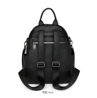 Mochila pequeña de moda para mujer, Mochila De Cuero Negro marrón simple, mini mochila de viaje informal para teléfono, regalos para niñas - details 20